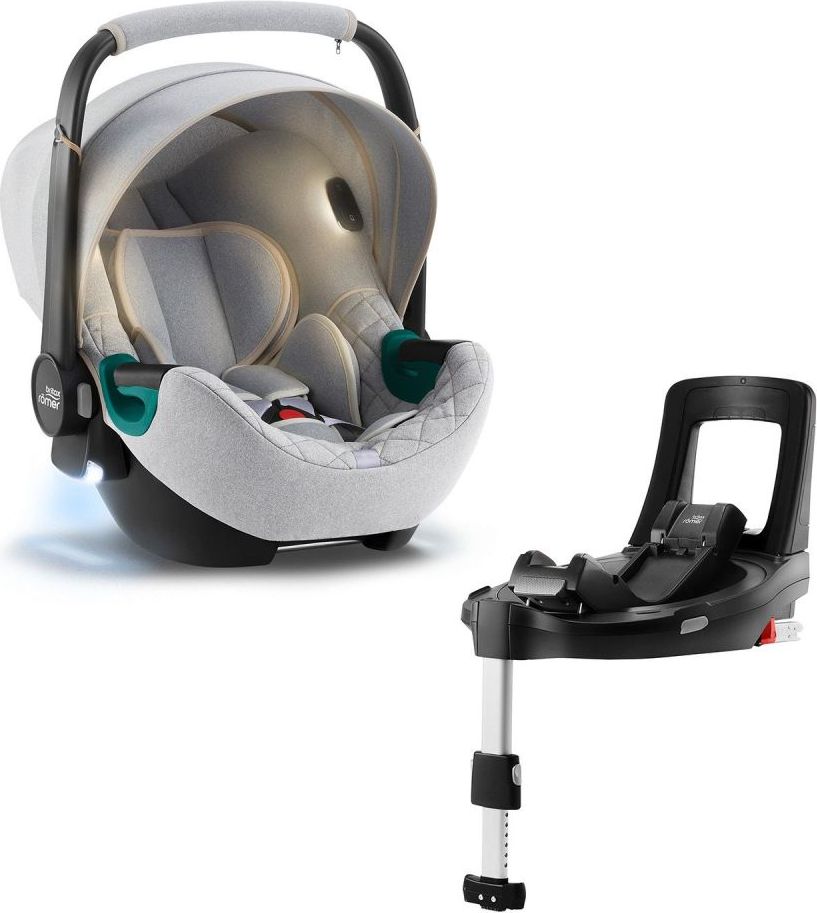 Britax Römer Baby-Safe iSense Bundle Flex iSense Nordic Grey 2021 - obrázek 1