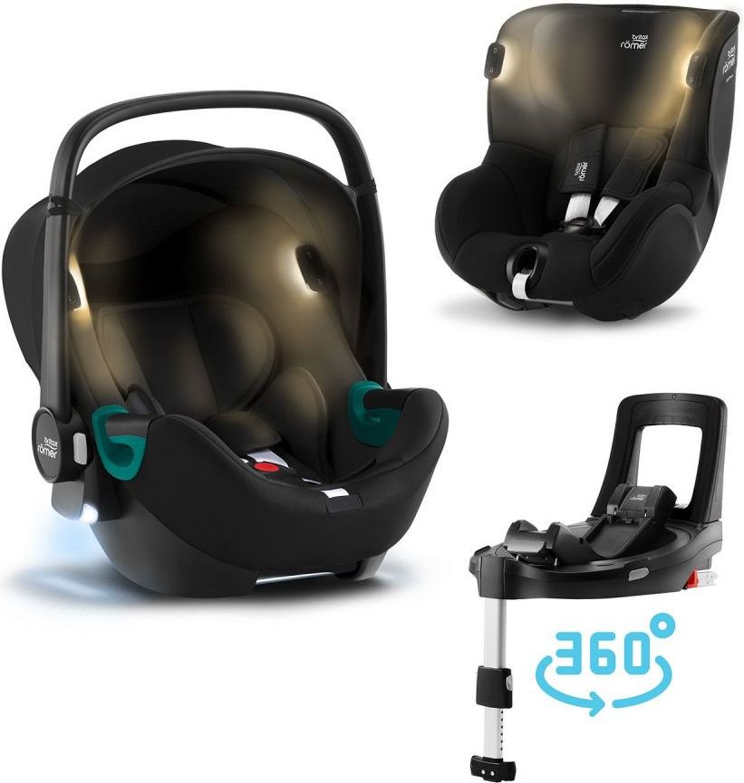 Set Britax Römer Baby-Safe iSense+Flex Base iSense+ Dualfix iSense Space Black 2021 - obrázek 1