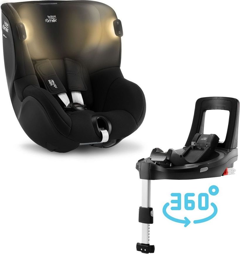 Britax Römer Dualfix iSense Bundle Flex iSense Space Black 2021 - obrázek 1