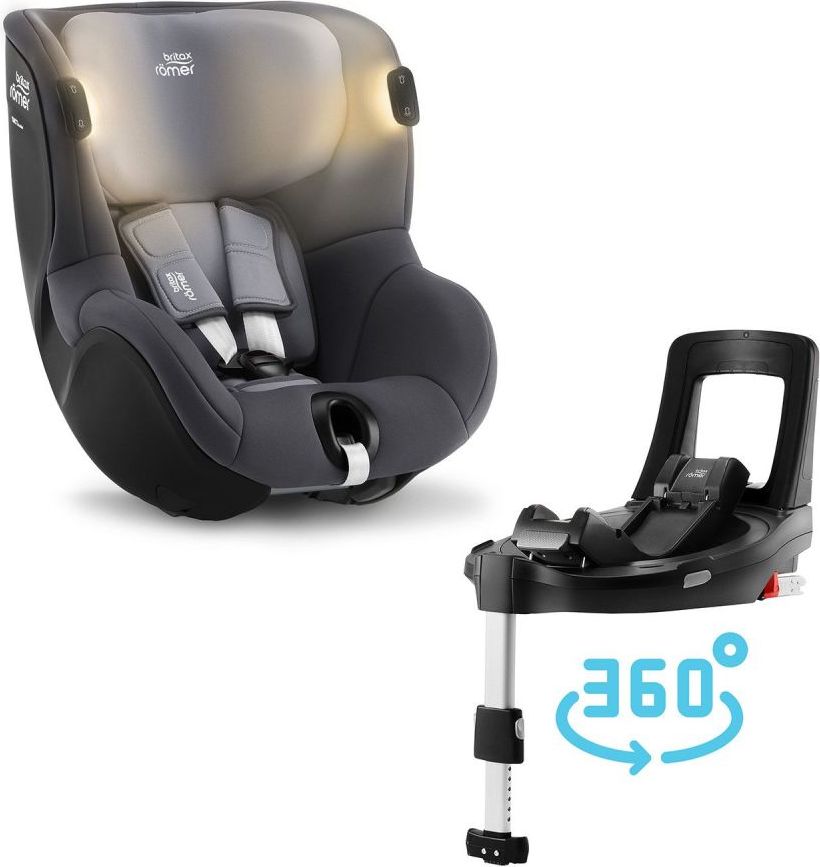 Britax Römer Dualfix iSense Bundle Flex iSense Midnight Grey 2021 - obrázek 1