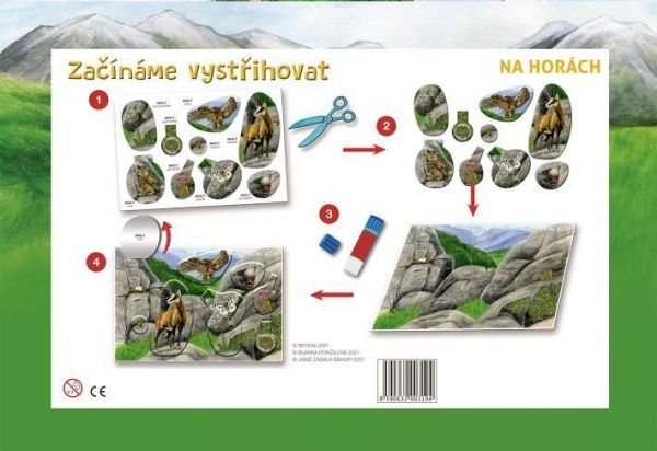 Začínáme vystřihovat Na horách - obrázek 2