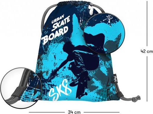 BAAGL Sáček na obuv Skateboard - obrázek 3