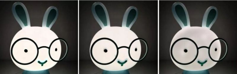 Tulimi Noční LED lampička Králíček- růžový - obrázek 3
