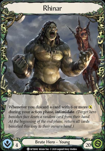 Bravo / Rhinar (Standard) / Flesh & Blood - Welcome to Rathe - obrázek 2