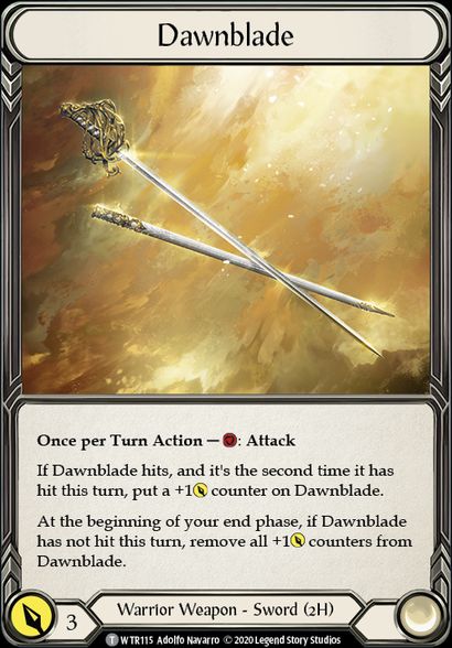 Rhinar / Dawnblade (Standard) / Flesh & Blood - Welcome to Rathe - obrázek 2