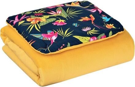 Velvet set do postýlky Infantilo yellow/tropical - obrázek 1