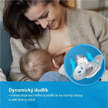 LOVI dudlík s mini štítkem 0-2m silikonový dynamický WILD SOUL 2ks - chlapeček - obrázek 8