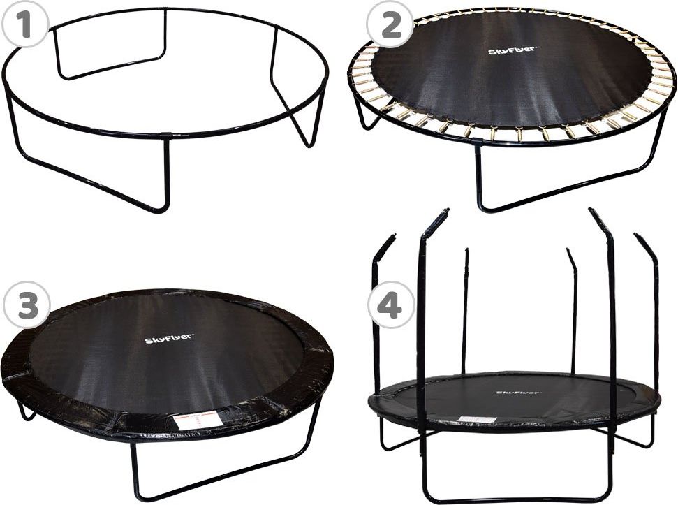 Zahradní trampolína 244 cm SkyFlyer - obrázek 7