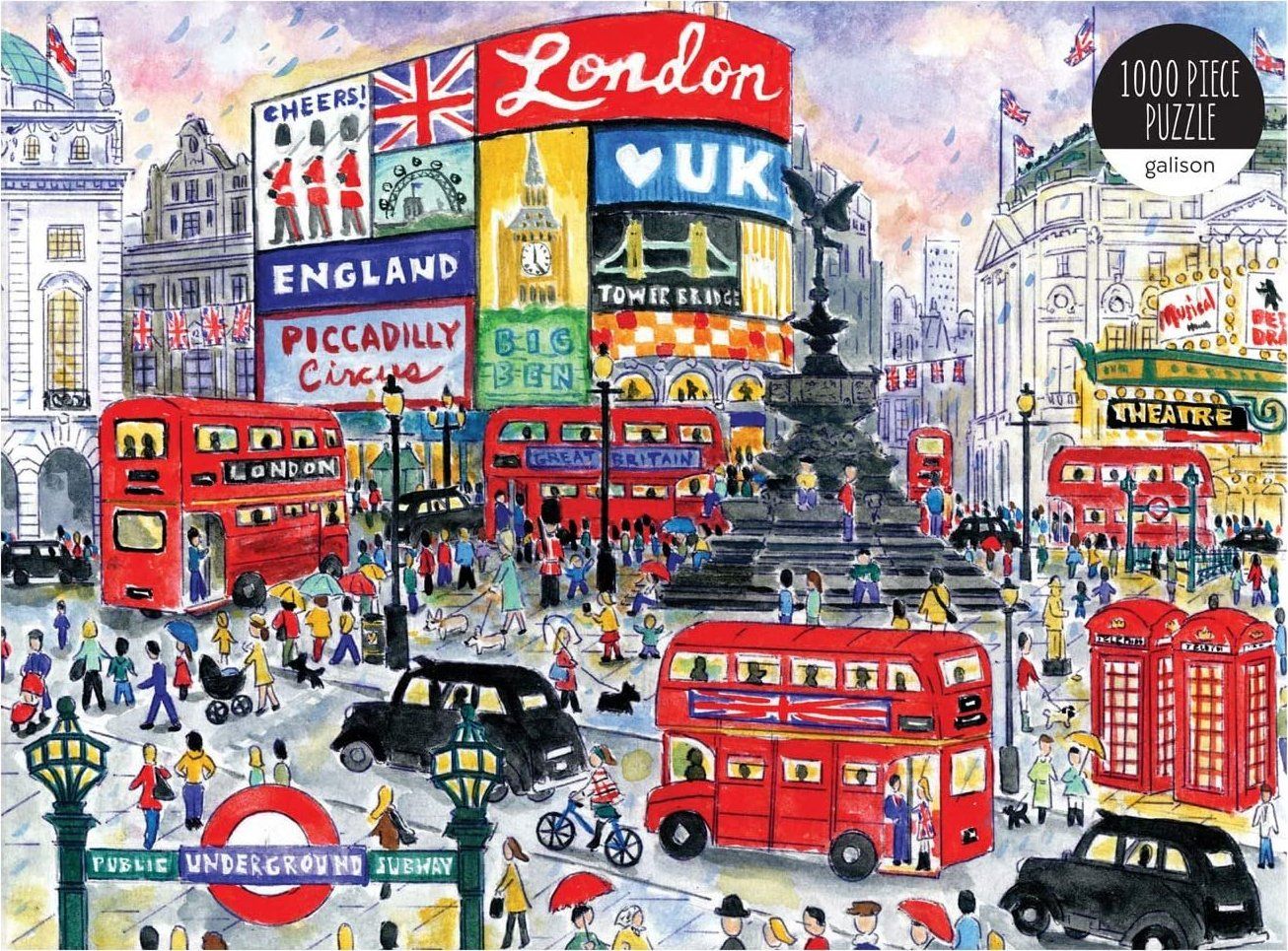 GALISON Puzzle Londýn 1000 dílků - obrázek 1