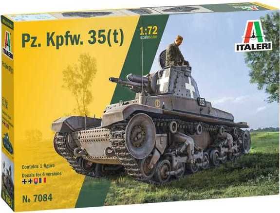 ITALERI Model Kit military 7084 - Pz. Kpfw. 35(t) (1:72) - obrázek 1