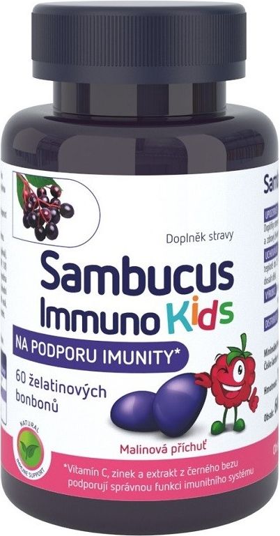 Sambucus Immuno kids želatinové bonbony 60 kusů - obrázek 1