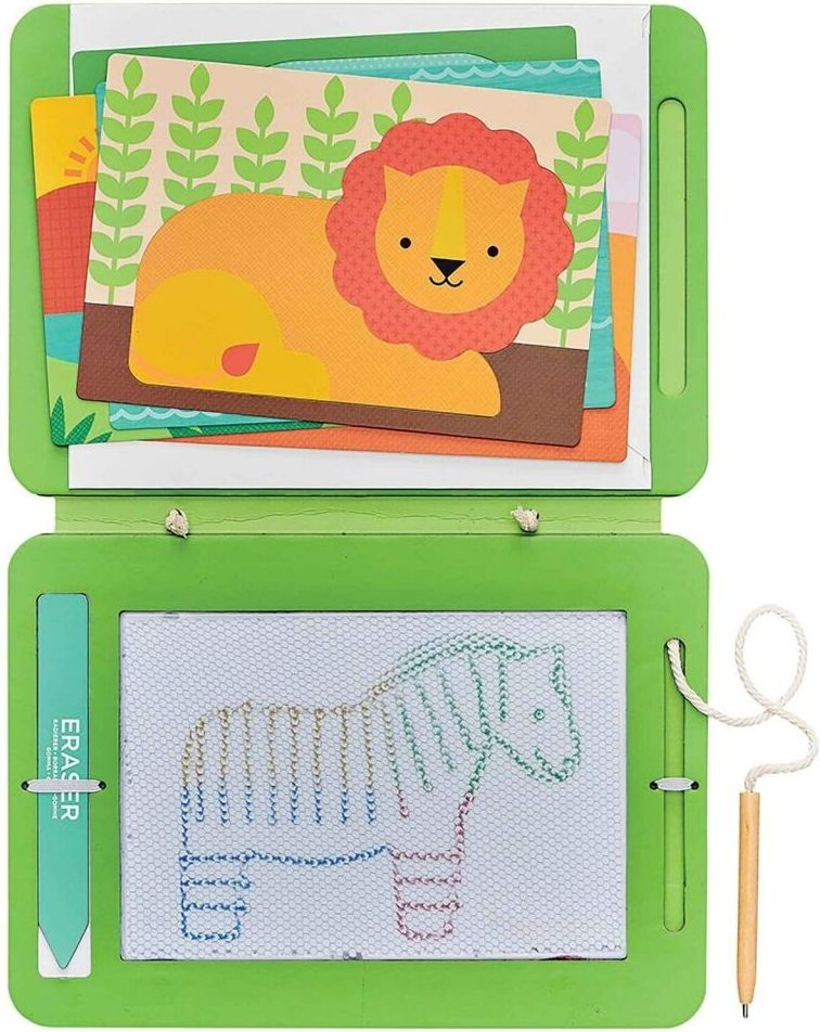Petitcollage Magnetická kreslící tabulka divoká zvířata - obrázek 2