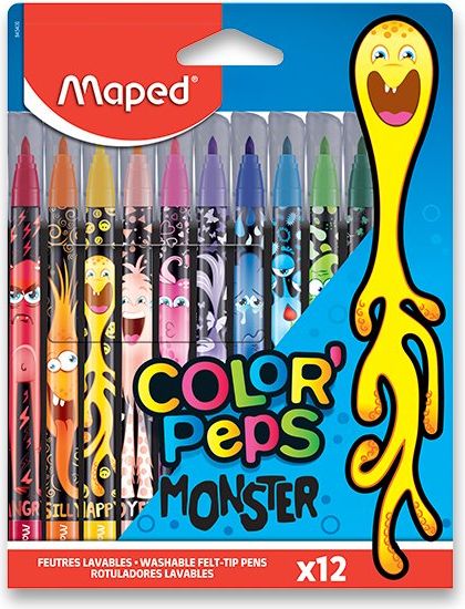 Maped Dětské fixy Color'Peps Monster 12 ks 5400 - obrázek 1