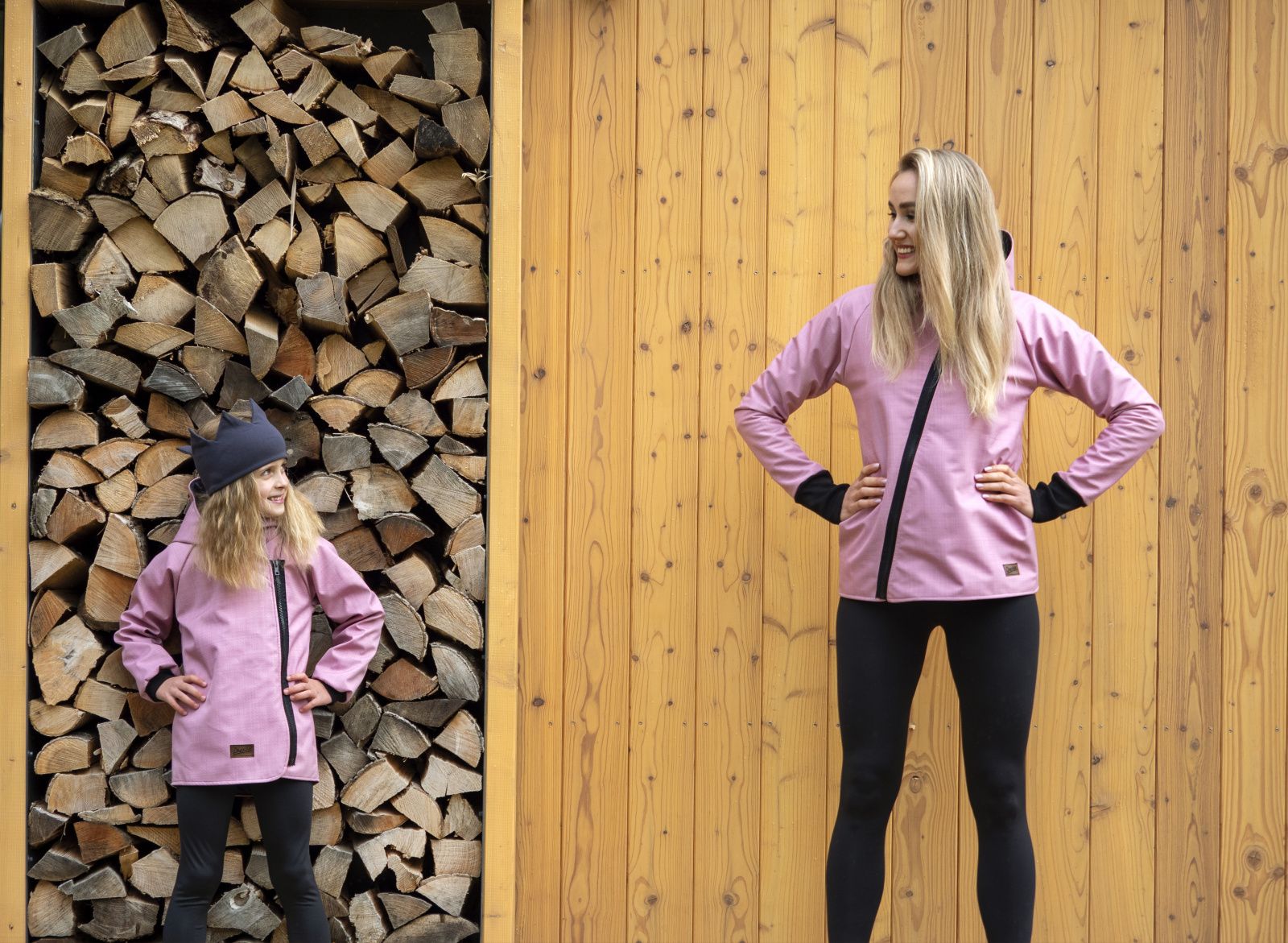 Dětský SOFT kabátek Drexiss OLD PINK/ANTRACIT Velikost: 92-98 - obrázek 2