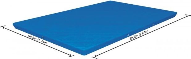 Bestway 58105 Krycí plachta na obdélníkový bazén 2,59 m x 1,7 m - obrázek 1