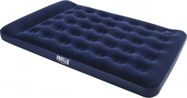 Bestway 67225 Semišová nafukovací matrace s nožní pumpou 191 x137 x 28 cm - obrázek 1