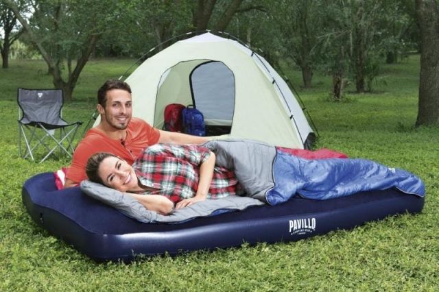 Bestway 67225 Semišová nafukovací matrace s nožní pumpou 191 x137 x 28 cm - obrázek 7