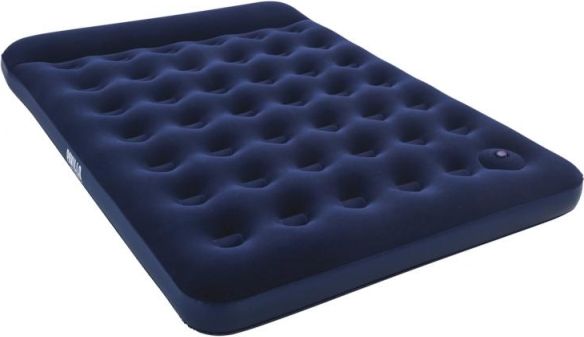 Bestway 67226 Semišová nafukovací matrace s nožní pumpou 203 x152 x 28 cm - obrázek 1