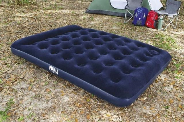 Bestway 67226 Semišová nafukovací matrace s nožní pumpou 203 x152 x 28 cm - obrázek 4