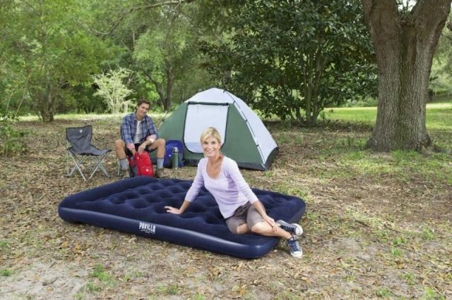 Bestway 67226 Semišová nafukovací matrace s nožní pumpou 203 x152 x 28 cm - obrázek 5