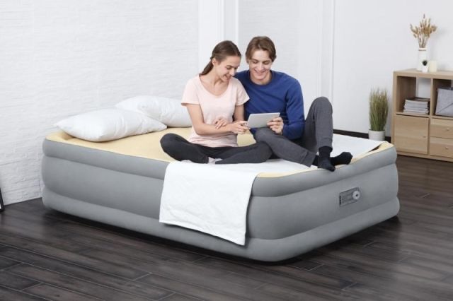 Bestway 67486 Semišová nafukovací matrace TRITECH s el. Pumpou 203 x152 x 46 cm - obrázek 6