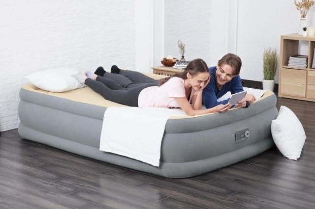 Bestway 67486 Semišová nafukovací matrace TRITECH s el. Pumpou 203 x152 x 46 cm - obrázek 7
