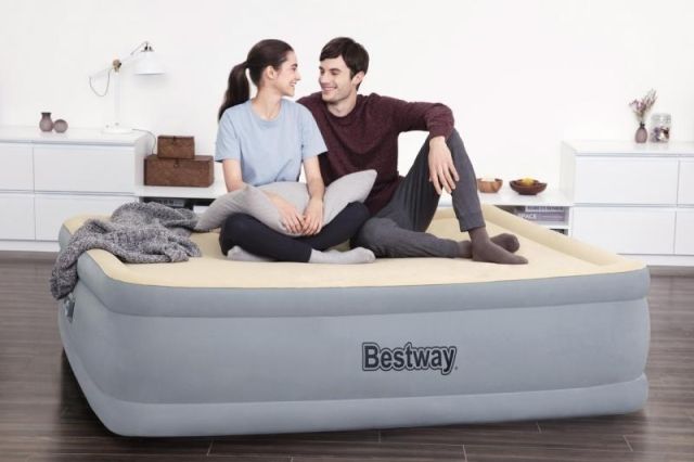 Bestway 67486 Semišová nafukovací matrace TRITECH s el. Pumpou 203 x152 x 46 cm - obrázek 10
