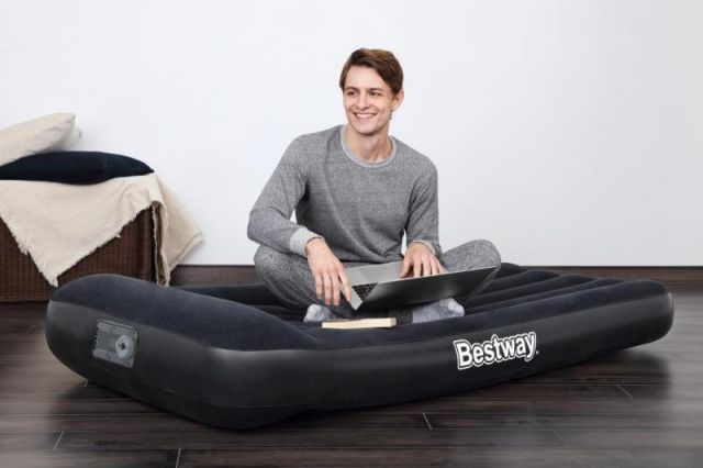 Bestway 67556 Semišová nafukovací matrace TRITECH s el. Pumpou 188 x 99 x 30 cm - obrázek 4