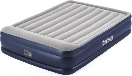 Bestway 67630 Semišová nafukovací matrace TRITECH s el. Pumpou 203 x 152 x 46 cm - obrázek 1