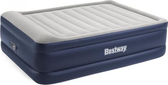 Bestway 67690 Semišová nafukovací matrace TRITECH s el. Pumpou 203 x 152 x 61cm - obrázek 1