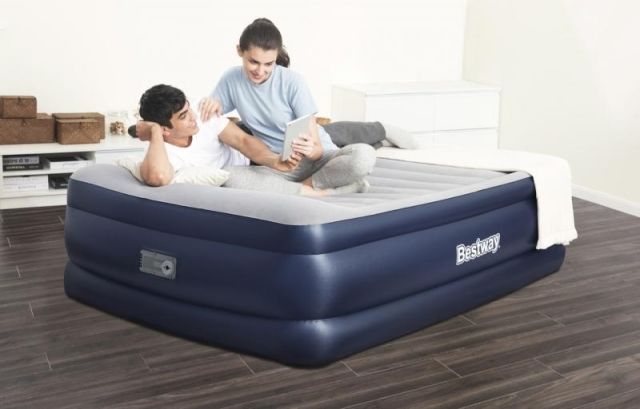 Bestway 67690 Semišová nafukovací matrace TRITECH s el. Pumpou 203 x 152 x 61cm - obrázek 4