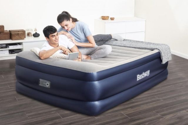 Bestway 67690 Semišová nafukovací matrace TRITECH s el. Pumpou 203 x 152 x 61cm - obrázek 5
