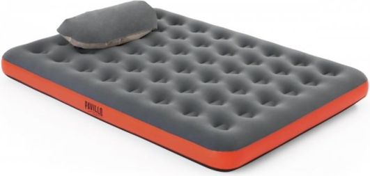 Bestway 67703 Semišová nafukovací matrace ROLL and RELAX 203 x 152 x 22 cm - obrázek 1