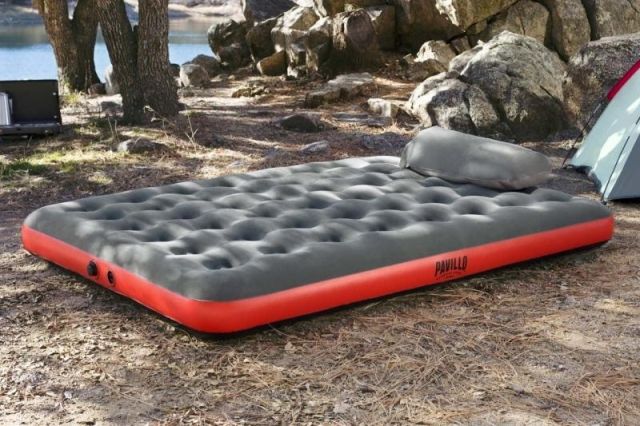 Bestway 67703 Semišová nafukovací matrace ROLL and RELAX 203 x 152 x 22 cm - obrázek 3