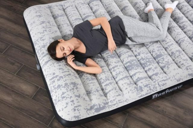 Bestway 67836 Semišová nafukovací matrace TRITECH s el. Pumpou 203 x152 x 30 cm - obrázek 5