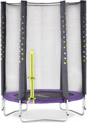 Dětská trampolína s ochrannou sítí 140 x140 x180 cm, hvězdy - obrázek 1