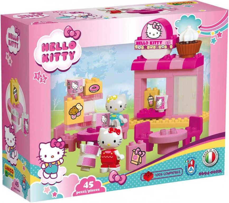 ANDRONI Unico baby Hello Kitty Kavárna 45 dílků STAVEBNICE - obrázek 3