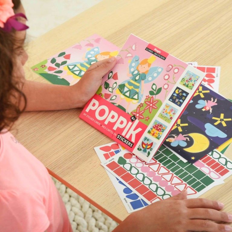 Poppik Kreativní karty se samolepkami Pohádkové - obrázek 10