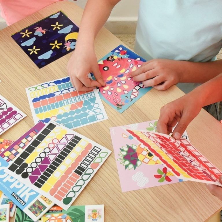 Poppik Kreativní karty se samolepkami Zvířátka - obrázek 5