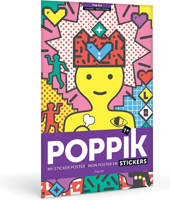 Poppik samolepkový plakát Pop Art - obrázek 1