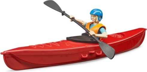 Bruder 63155 BWORLD Kajak s figurkou ženy - obrázek 1