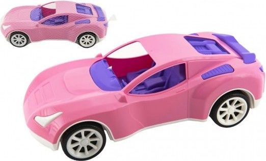 Auto sportovní pro holky růžové plast na volný chod - obrázek 1