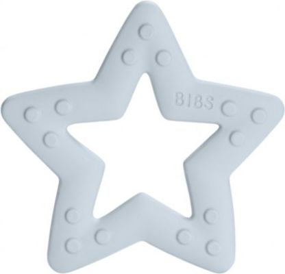 BIBS Baby Bitie Star Blue - Silikonové kousátko Hvězdička - modrá - obrázek 1