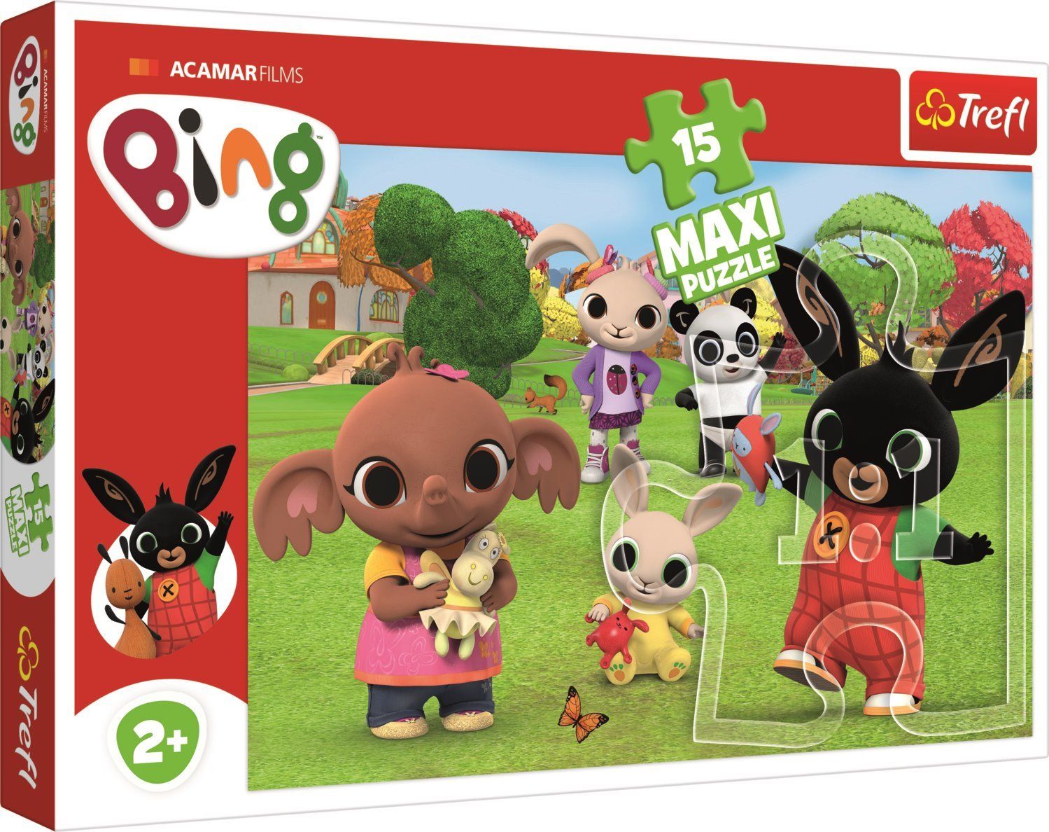TREFL Puzzle Bing s přáteli MAXI 15 dílků - obrázek 2