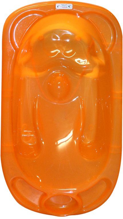 Lorelli Dětská vanička ANATOMIC + Stojan, oranžová - obrázek 1