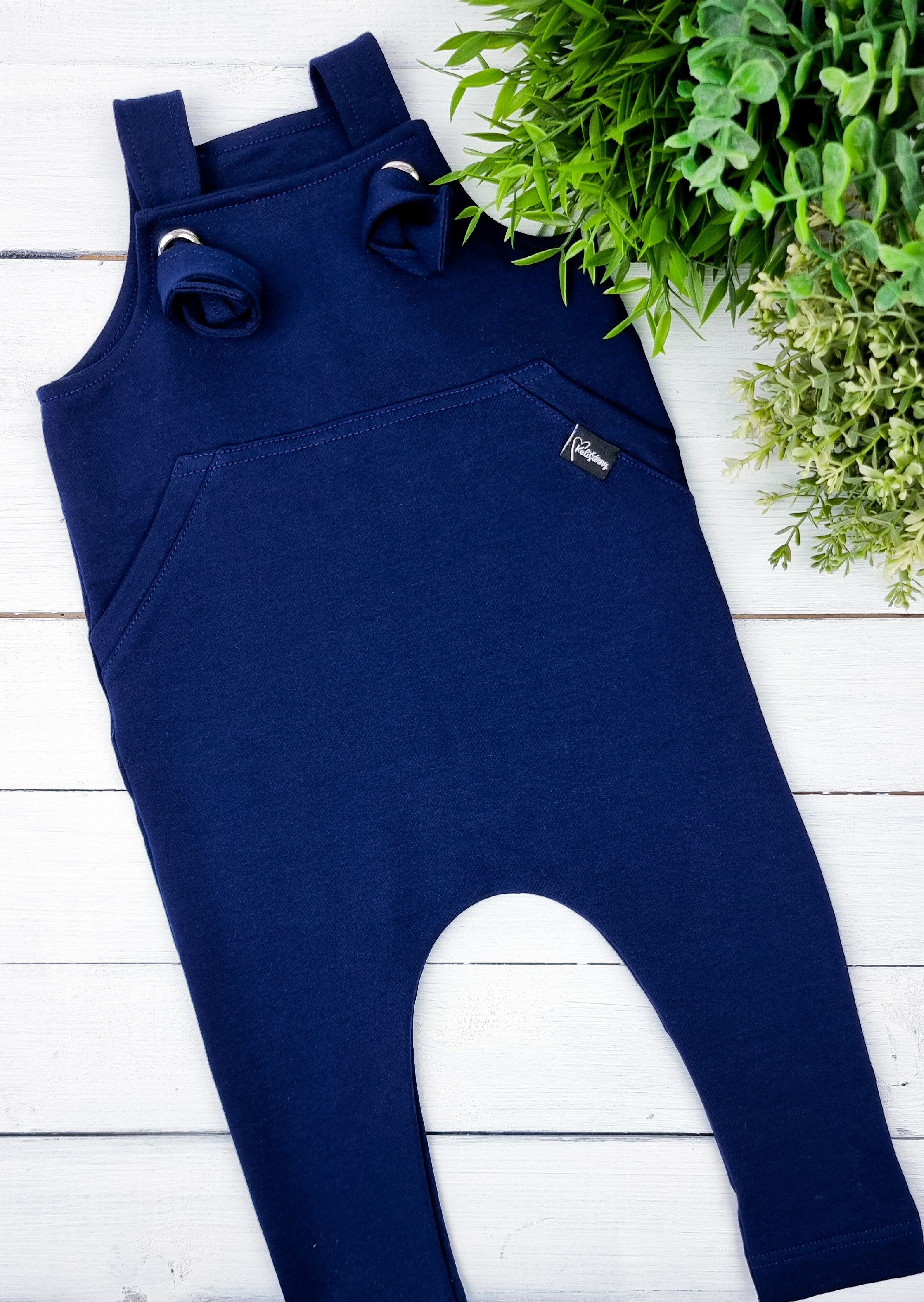 Kulišárny (handmade) Laclové tepláčky ,,Navy,, VELIKOST: 56