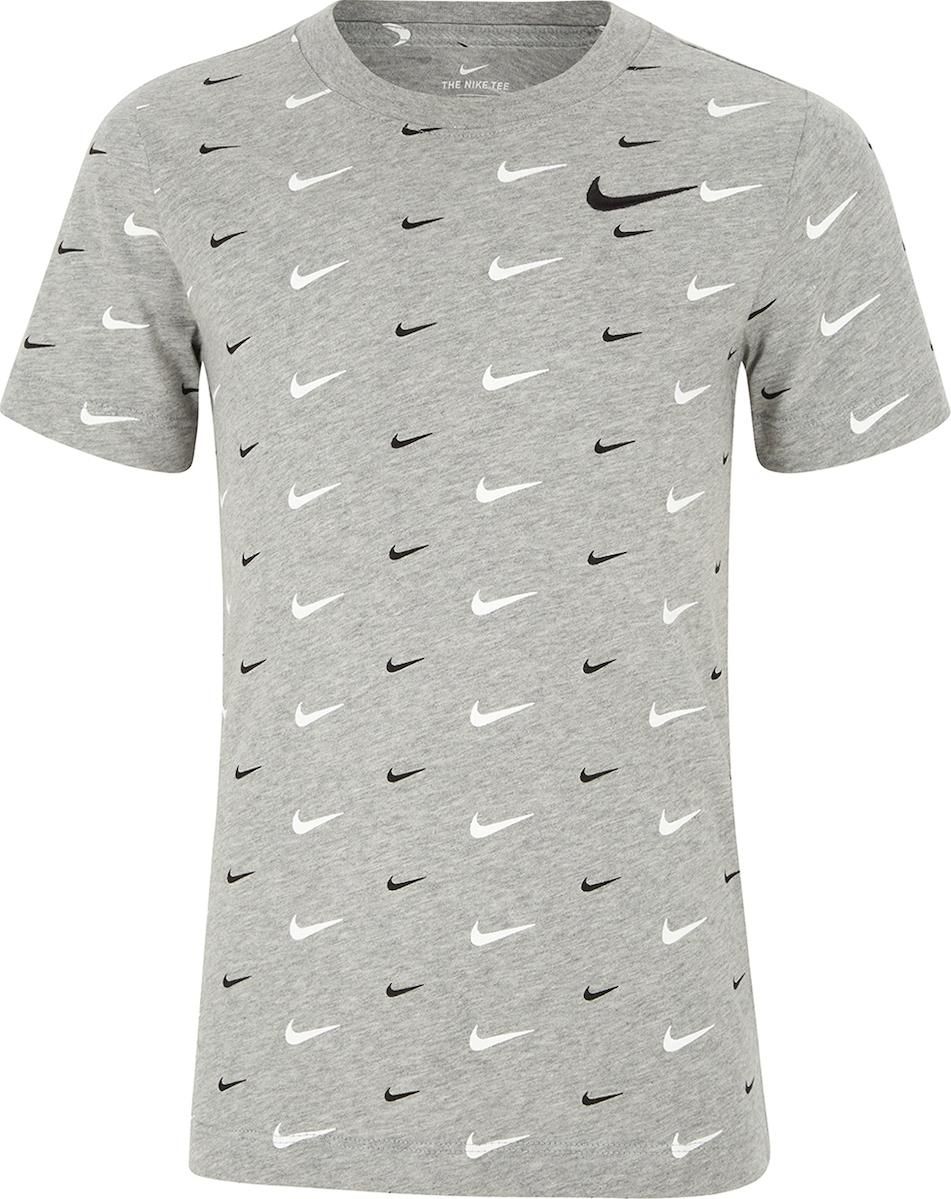 Triko Nike Swoosh T-Shirt Kids Grau F063 dc7530-063 Velikost S (128-137 cm) - obrázek 1