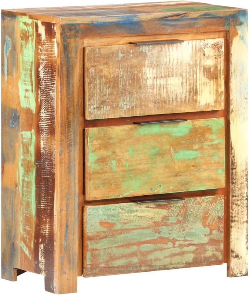 shumee Komoda 59x33x75 cm Masivní regenerované dřevo - obrázek 1