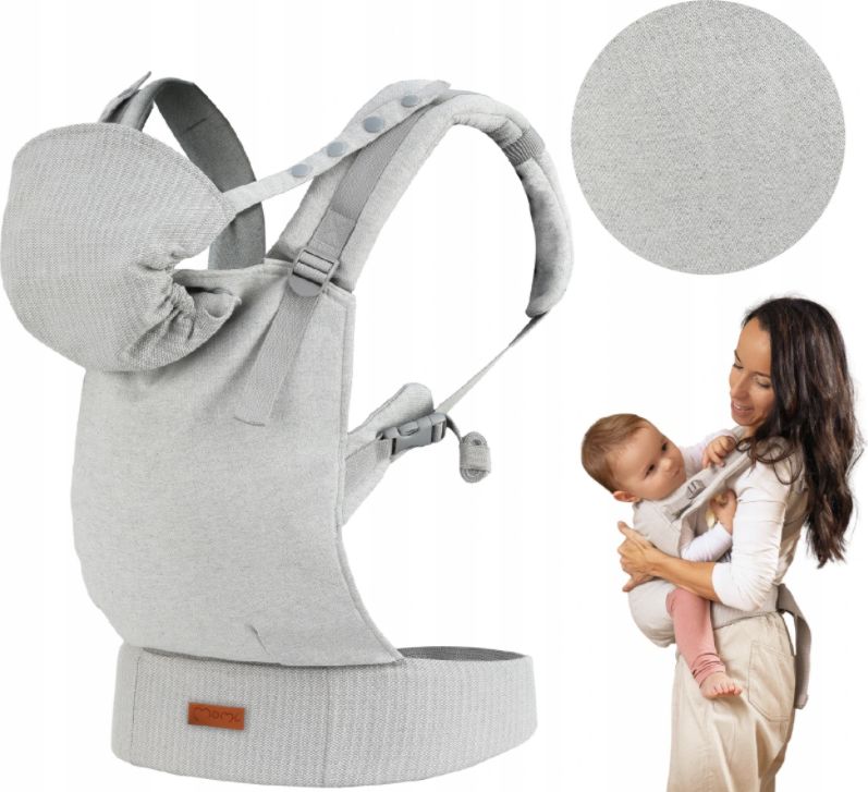 Ergonomický nosič MoMi COLLETE Grey 2021 - obrázek 1