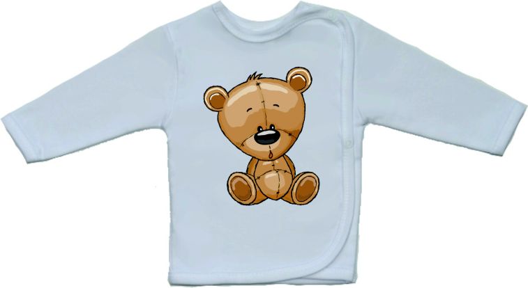 Kojenecká košilka s obrázkem Gama větší roztomilý hnědý medvídek velikost 52 - obrázek 1